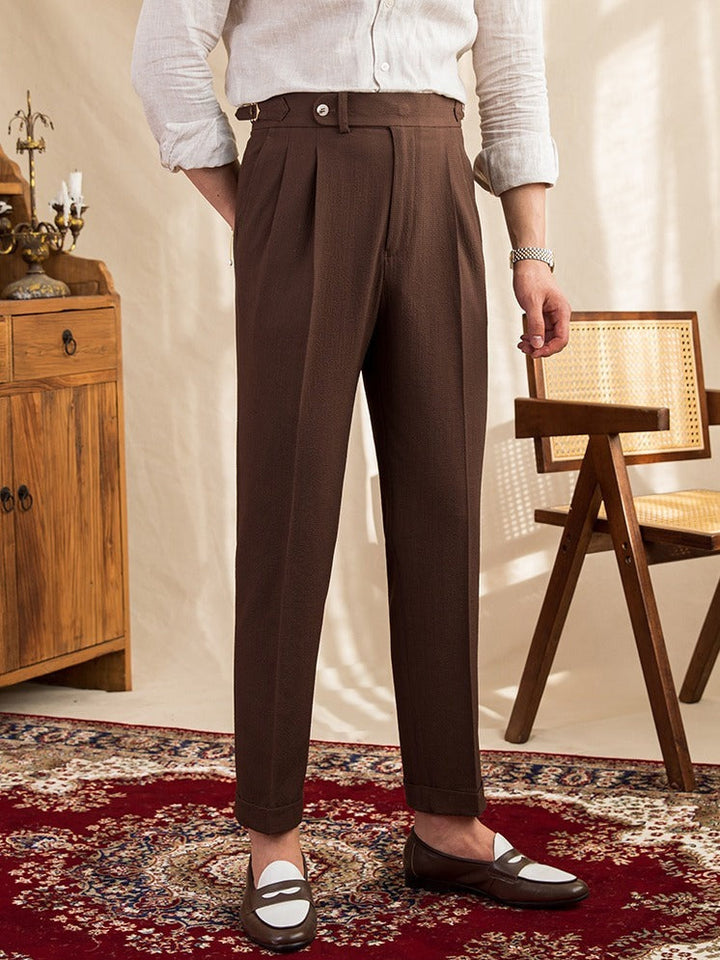 Sesto Seersucker Trousers