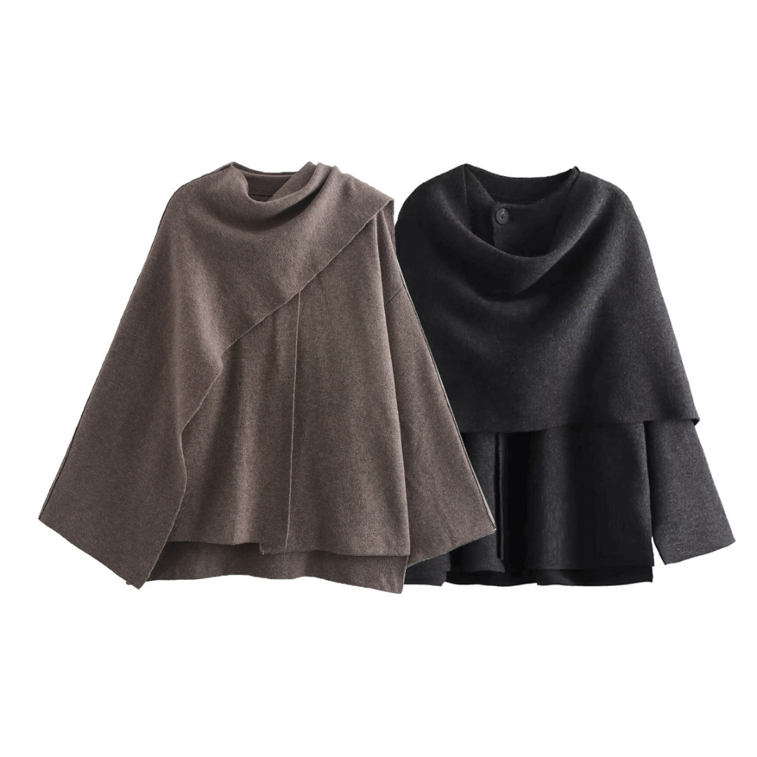 Kayleigh - ELEGANT CAPE IN PREMIUM FABRIC