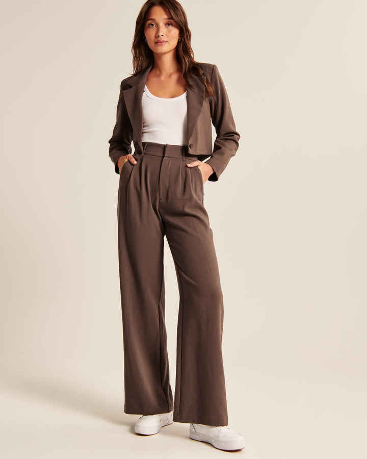 Lauren | Mocha Wide-Leg Pants
