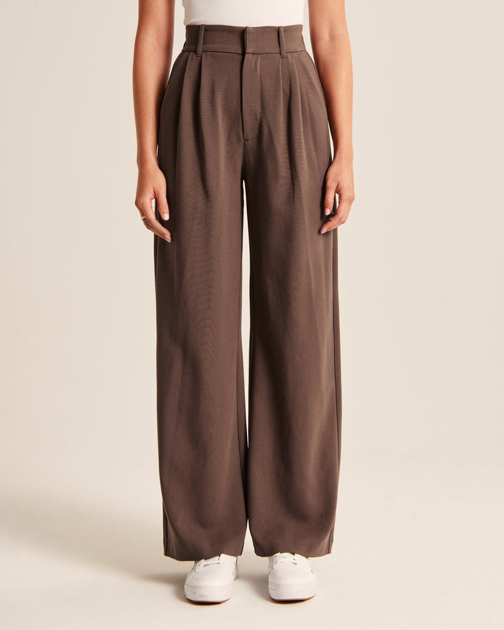Lauren | Mocha Wide-Leg Pants