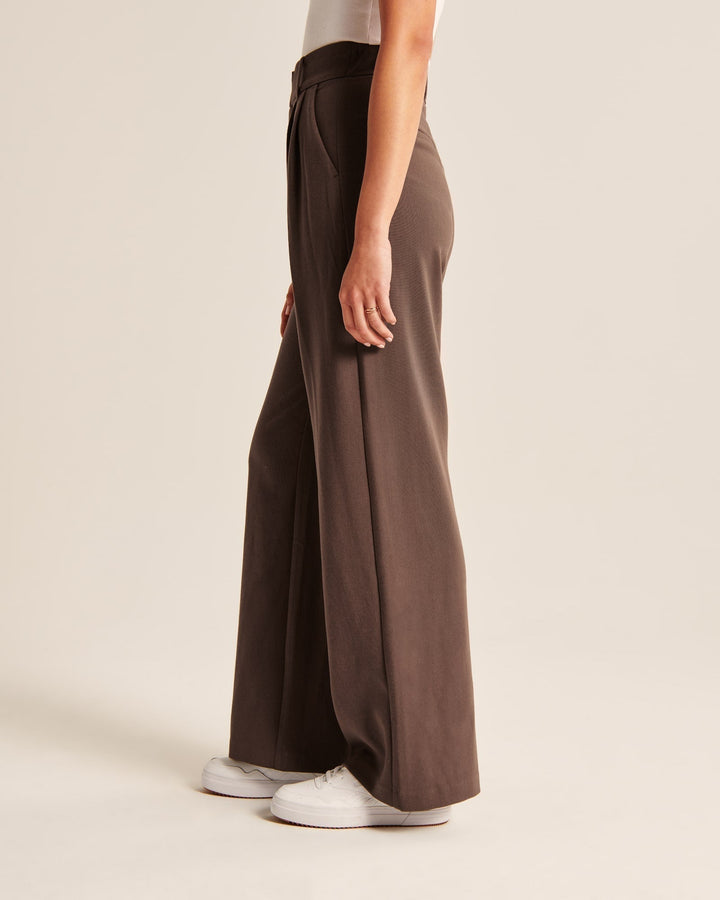 Lauren | Mocha Wide-Leg Pants