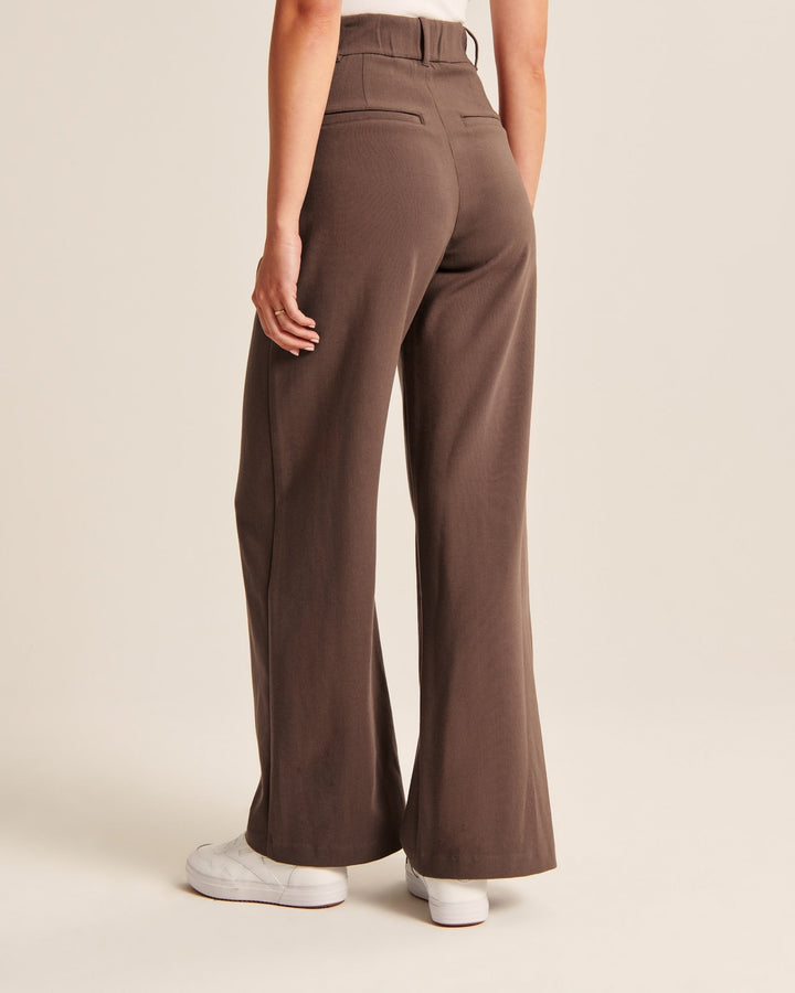 Lauren | Mocha Wide-Leg Pants