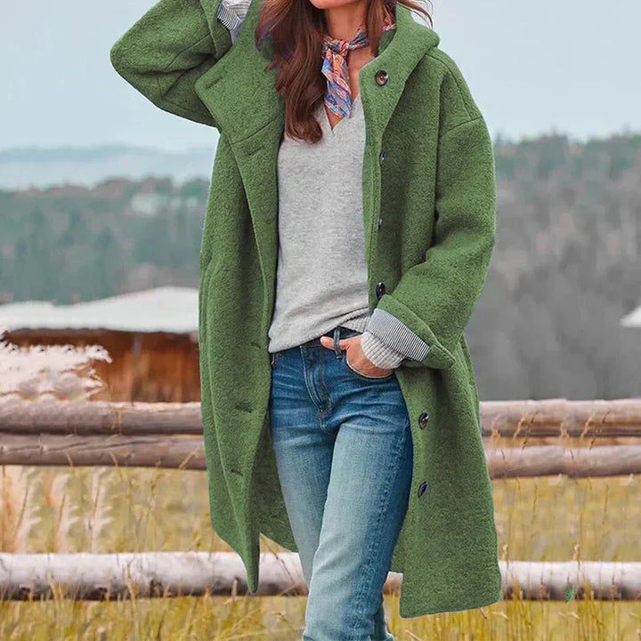 Sarah | Cosy Hooded Coat