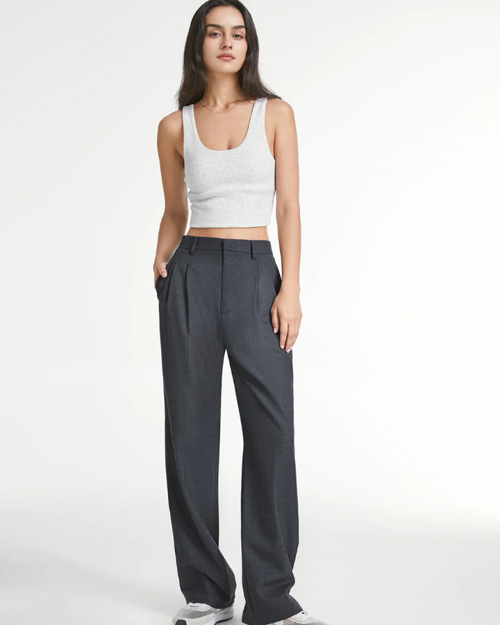 Ivy - Slate Wide-Leg Pants